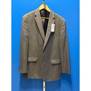 Ralph Lauren Gray Suit Jacket 44L Classic Fit Polyester Rayon Blend